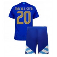 Argentina Alexis Mac Allister #20 Replica Away Minikit Copa America 2024 Short Sleeve (+ pants)